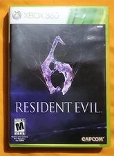 Resident Evil 6 Microsoft Xbox 360 Game ,2012 Capcom 