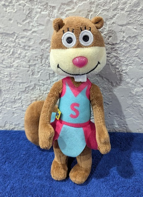 2013 Sandy Cheeks Squirrel Spongebob 9  Plush Nickelodeon