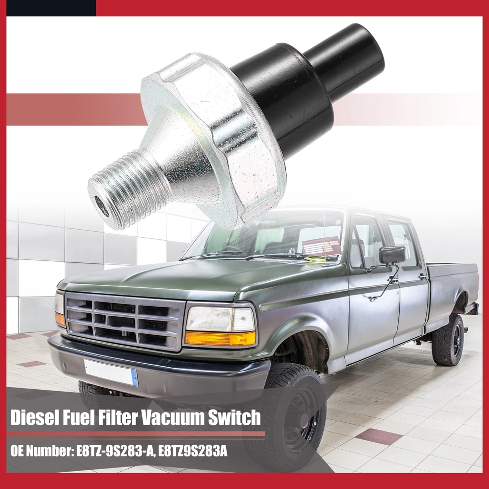 Pack of 1 for Ford F250 1988-1996 7.3L Diesel Fuel Filter Vacuum Sensor Switch - Image 2 of 4