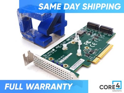 SUPERMICRO AOC-SLG3-2M2 2x M.2 NVMe ADD-ON CARD *New Bulk*