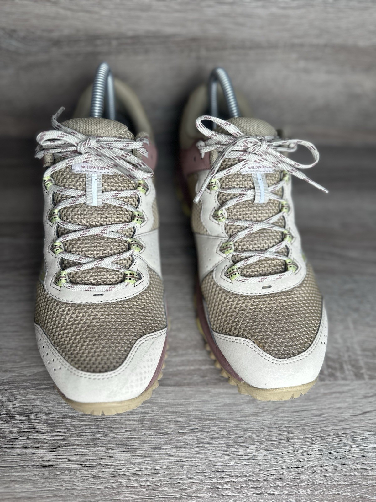 Scarpe Merrell Wildwood ostrica sedano trail escursionismo passeggio donna taglia 9 5