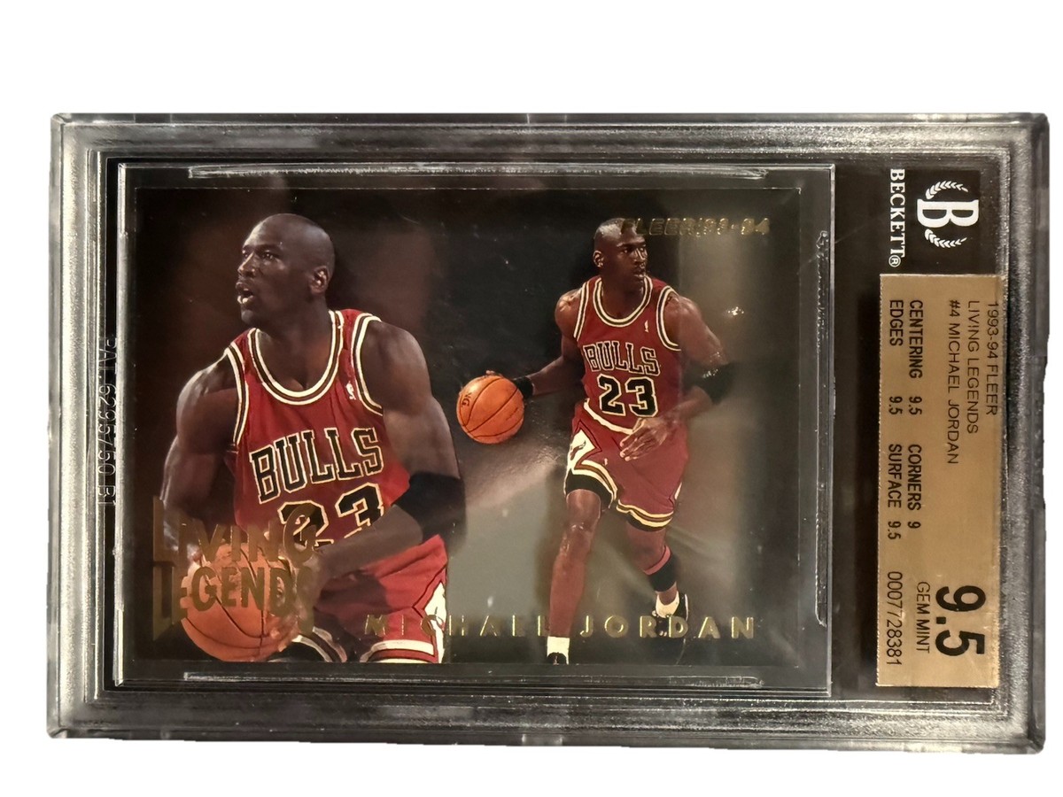 8Ball And MJG – Living Legends / 2枚組 1993 Fleer Michael Jordan #4 Living Legends - Gem Mint BGS 9.5 | eBay