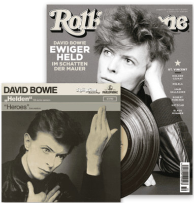 David Bowie - Heros 89 Remix / Helden Live  7'' VINYL Single + Music Mag NEU NEW