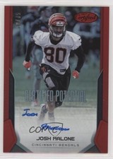 2017 Certified Potential Signatures Mirror Red 40/75 Josh Malone Auto rg2