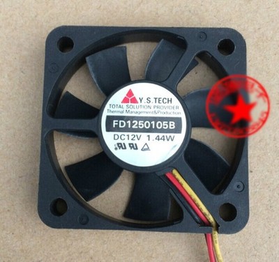 1pcs  Y.S.TECH FD1250105B 5010 12V 3-wire speed CPU fan *mz
