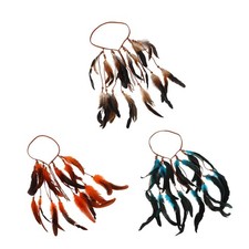 Boho Artificial Feather Headband Costume Accessory Headwear for Cosplay Festival