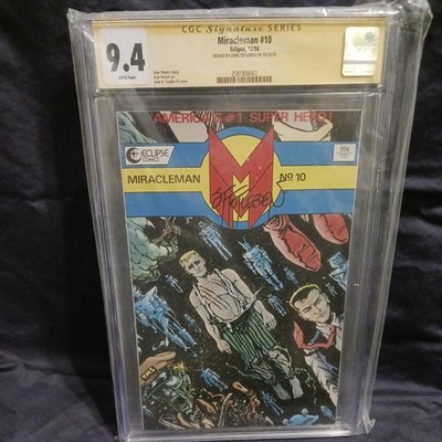 Miracleman (Eclipse) #10 Rare First Print Comic Book CGC 9.4 SS by Jhon Totleben