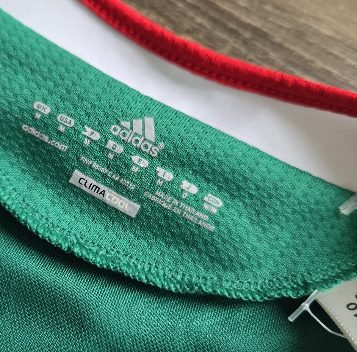 アルゼンチン代表 選手用TECHFIT 2010ワールドカップTEVEZ Adidas Mexico 2010 World Cup Home Chicharito Techfit Jersey Size