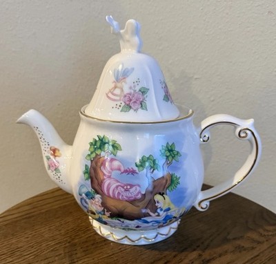 Disney Parks ALICE IN WONDERLAND MADHATTER Porcelain Tea Pot