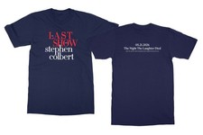 2026 The Last Show with Colbert Laughter Died Two-Side Unisex T-Shirt