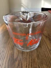 Vintage Anchor Hocking FIRE KING Glass 2 Cup Measuring cup 16 Oz 500 Ml Nice!!