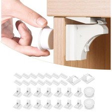 Magnetic Child Safety Lock for Cabinets Drawers Baby Proof Door Protection Pro.