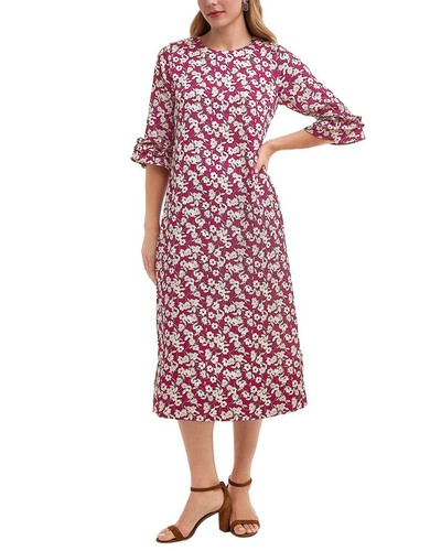 Draper James Crewneck Midi Dress Women's S Draper James Crewneck Midi Dress Women's S