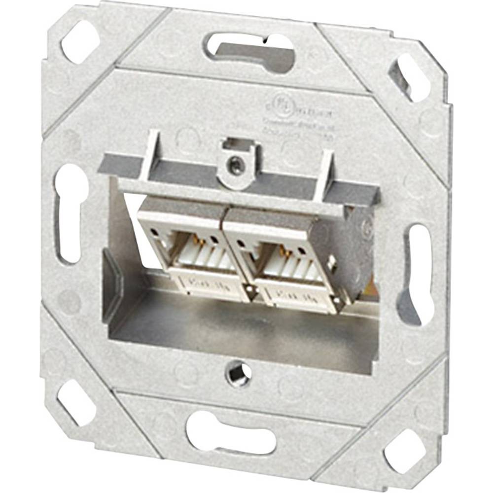 Metz Connect 130B12D21200-E Prise réseau encastré RJ45 CAT 6a double blindée