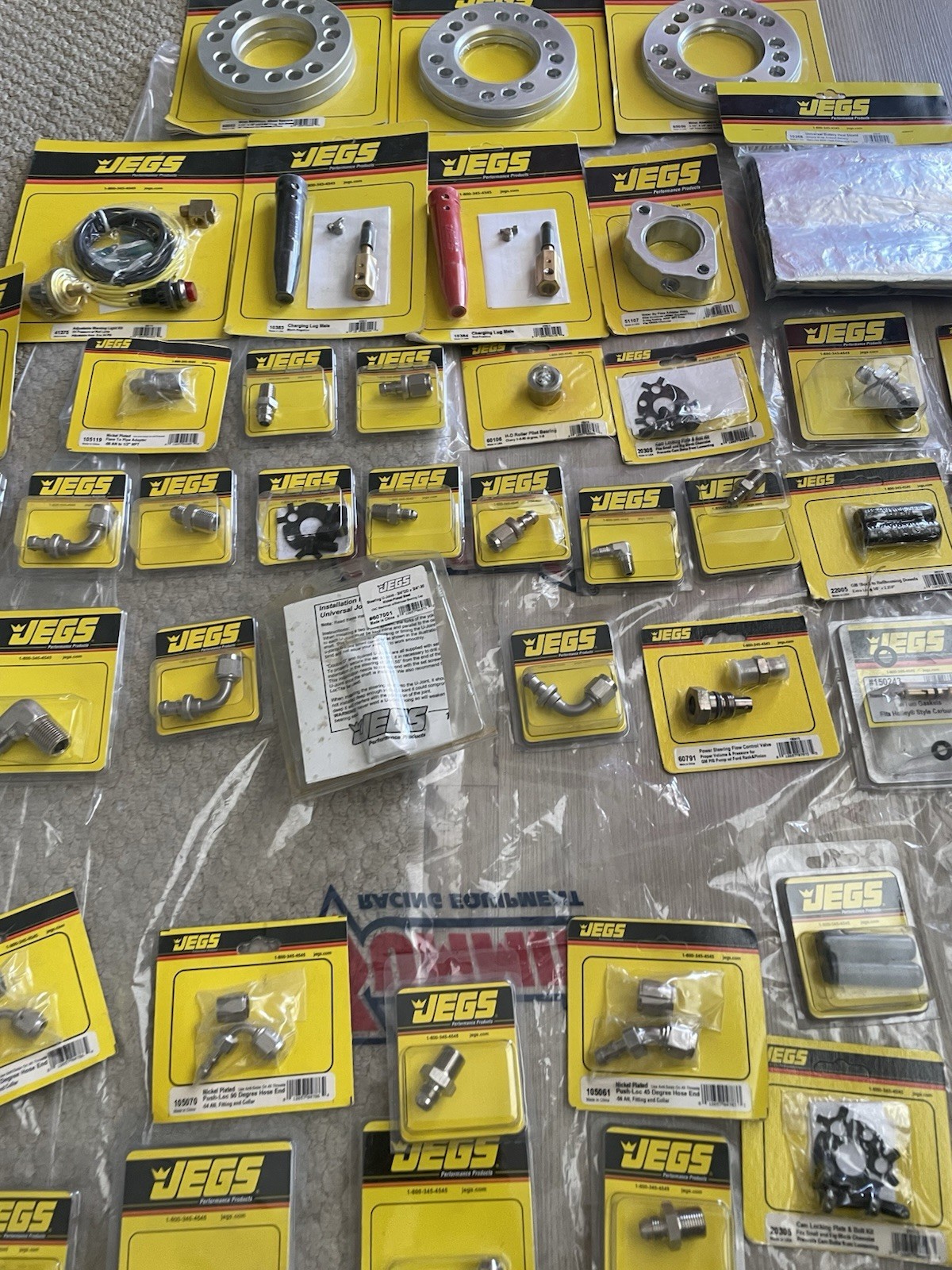 Jegs Performance Products Part Lot (65 Brand New Items in Total)