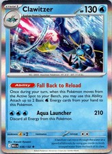 Clawitzer Holo Rare ME01: Mega Evolution #038/132