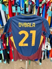 NWT AUTHENTIC Adidas AS Roma 2024-25 Paulo Dybala #21 Third Jersey - Men (M)