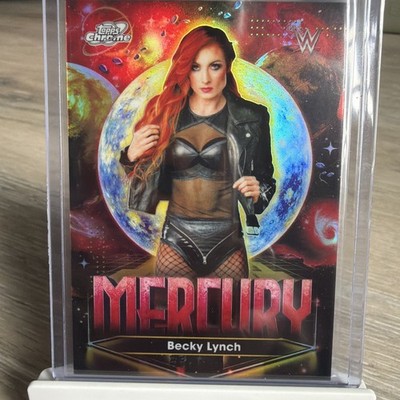 2026 Topps Cosmic Chrome WWE Becky Lynch #PPMR-7 MERCURY CASE HIT SP Color Match