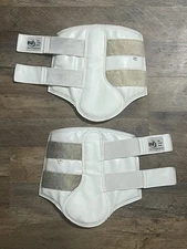 ASB Sport Boots White Used Large Horse Dressage English Splint Brushing