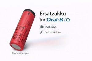 🔋Ersatz Akku für Oral B iO 4 - 10 Zahnbürste 3,6V 750mAh Batterie Ersatzakku 🔋