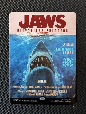 MTG Jaws Relentless Predator Secret Lair Terror of Amity Island Non-Foil NM