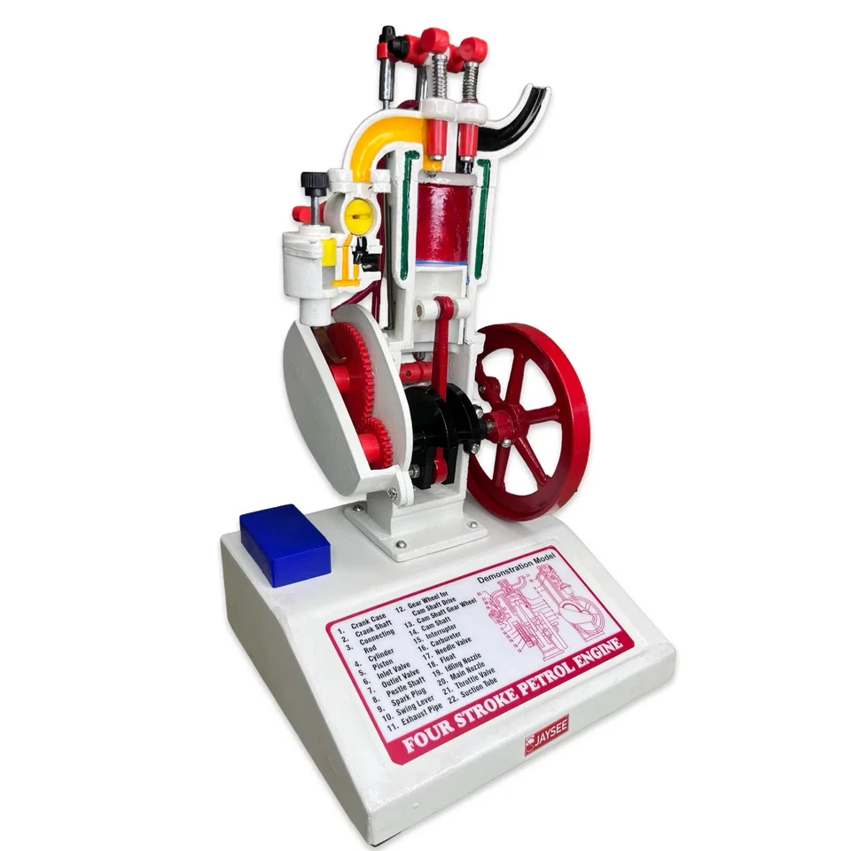 Vier Takt Demonstrations Benzin- Und Dieselmotor Modell Für Bildung Und Demo - Bild 3 von 4