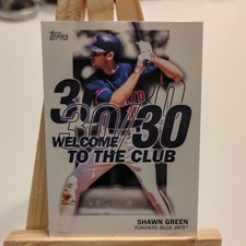 TOPPS 2023 SERIES 1 SHAWN GREEN #WC-21 TORONTO BLUE JAYS WELCOME TO CLUB CARD