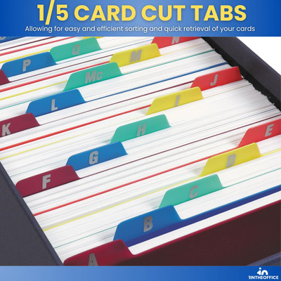 Index Card Box 5x8 inch, Index Card Holder 5x8 400 Capacity & Index Card Guid... | eBay Index Card Box 5x8 inch, Index Card Holder 5x8 400 Capacity & Index Card Guid... | eBay