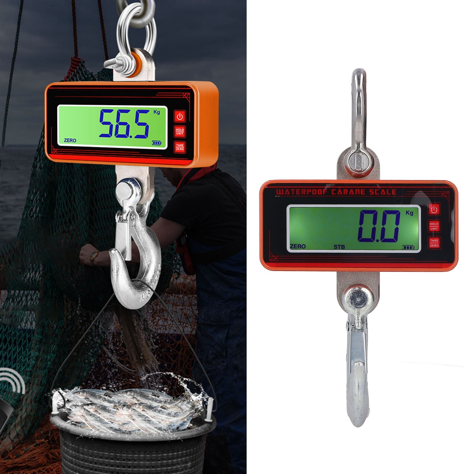 1500KG LCD Display Crane Scale High Accuracy Dynamic Weighing For Steel Material