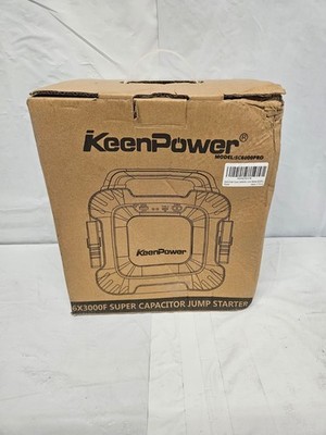 KEENPOWER 6000A Super Capacitor Battery-Less Jump Starter, Built-in 6 * 3000F
