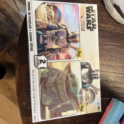 Star Wars The Mandalorian Two 3D Puzzles 500 Pieces New