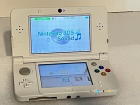 Nintendo 3DS Super Mario 3D Land Edition Console - White Tested Works Great