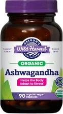 Oregon's Wild Harvest Certified Organic Ashwagandha Herbal Vegan Capsules, 1200