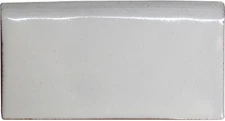 2" x 4" 10pcs TalaMex Pure White Clay Tile Talavera Bullnose