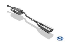 Sportauspuff Mercedes A-Klasse W168 1.4l 1.6l 1.9l 2x70mm rund mit Abs. Sportauspuff Mercedes A-Klasse W168 1.4l 1.6l 1.9l 2x70mm rund mit Abs.
