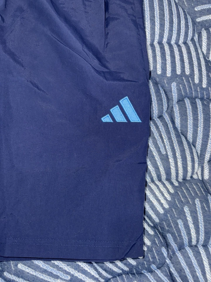 2023 Adidas ARGENTINA MESSI World Champions Training Shorts - H43937 - RARE - Image 3 of 4
