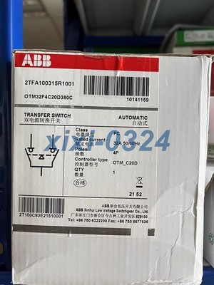 1PCS NEW ABB  OTM32F4C20D380C Dual power conversion switch 10141159 DHL shipping