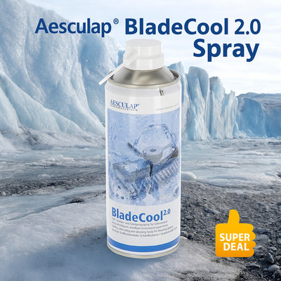 (EUR 39,98 / L) Aesculap Scherkopf Schneidsatz Kühl Ice Spray Blade Cool 2.0