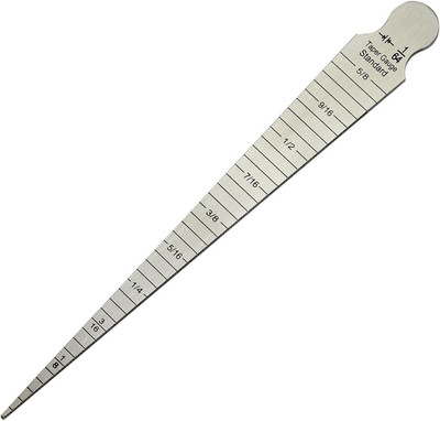 Taper Welding Gauge Max Range: 5/8'' & 15Mm Min Range: 1/32'' & 1.0Mm Measure Weld