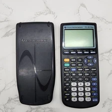 Texas Instruments TI-83 Plus Graphing Calculator With Cover FOR PARTS ONLY