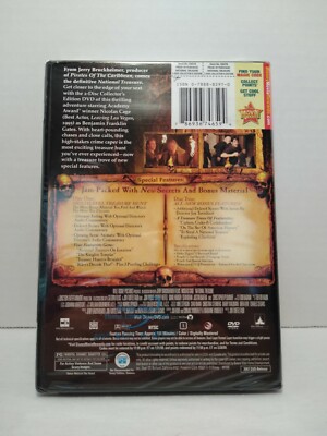 National Treasure:DVD, 2007, 2-Disc Set: Collector Edition