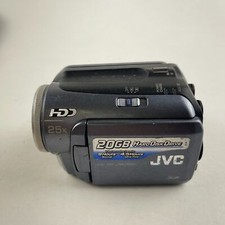 JVC Everio Hard Disk Camcorder Black Gray 2.5" Display 20GB 25x Optical Zoom