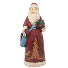 Vintage 11 inch Santa Claus Christmas Ornament Standing