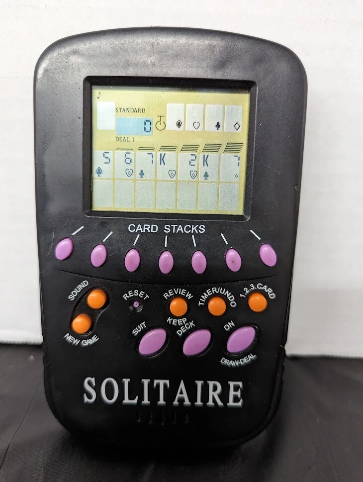 Hand held battery best sale operated solitaire games