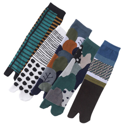5 Pairs Sock Tongs Toe Socks Japanese Men Slippers for Man Decorative Socks