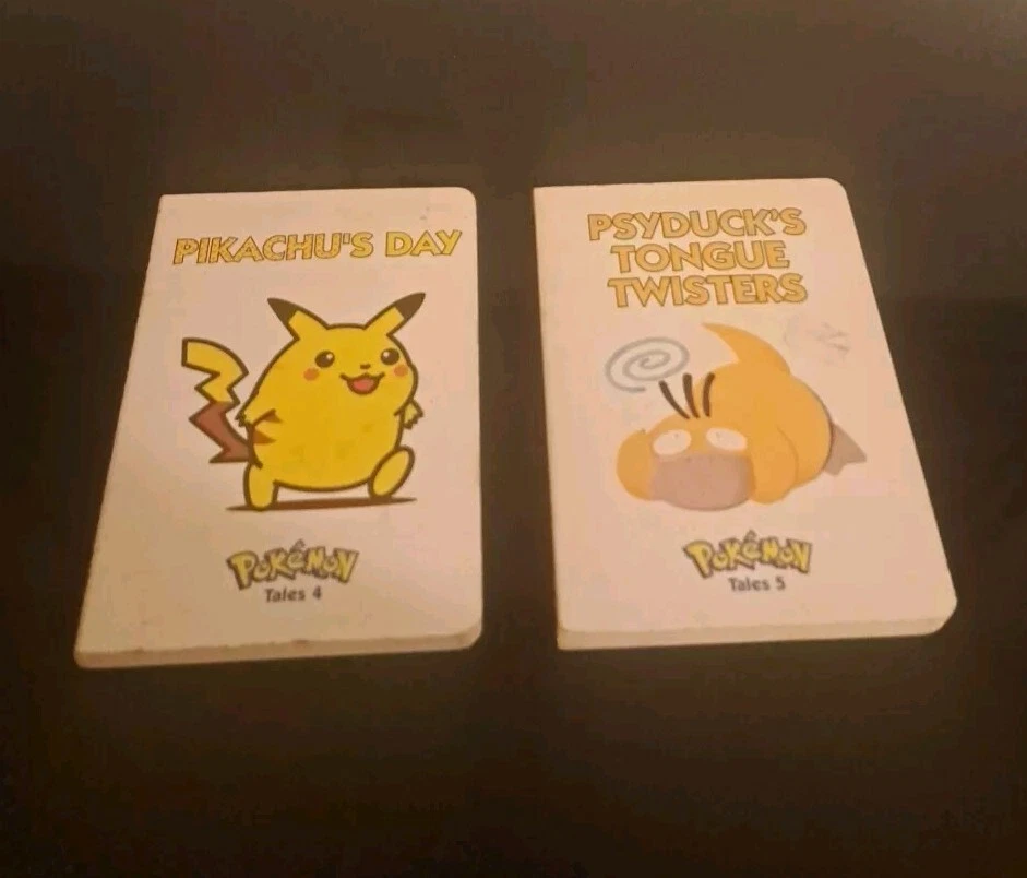Vintage Pokemon Tales books 1999 Rare Early Pokemon art (lot of 6) Viz Nintendo Foto 4 de 4