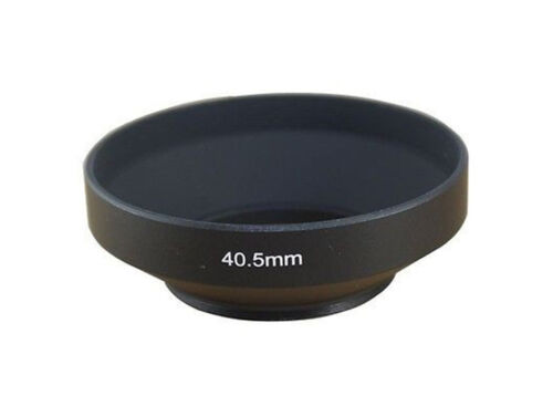 40.5mm Black Metal Wide Angle Screw in Lens Hood 40.5mm Thread - UK SELLER