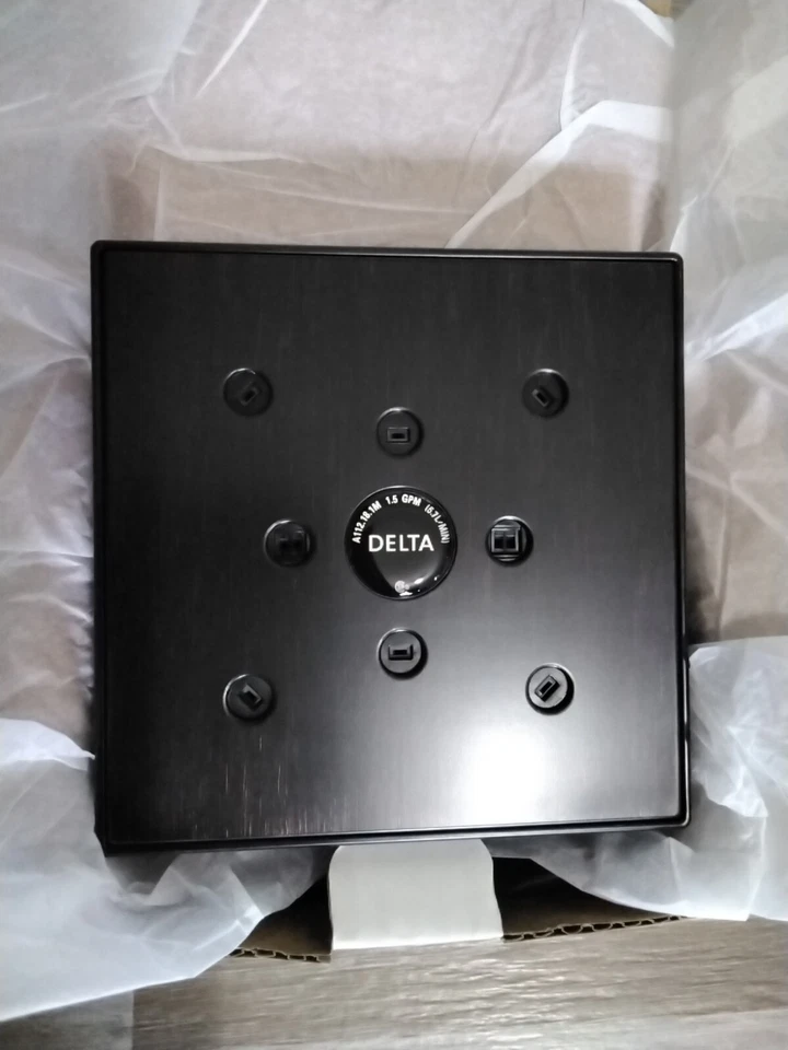 Delta H20KINETIC RP70171RB1  1.5 GPM Single Function Shower Head VENTIAN BRONZE - Image 2 of 4