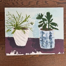 Original Still Life Painting: Acrylic on canvas board 16" x 20"