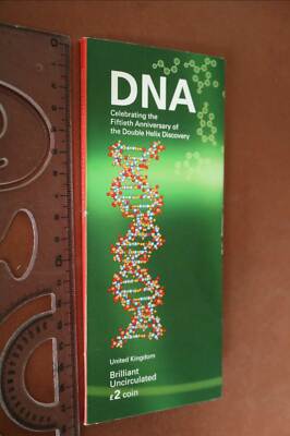 2003 DNA Double Helix £2 Brilliant Uncirculated Coin Pack  - Münze 